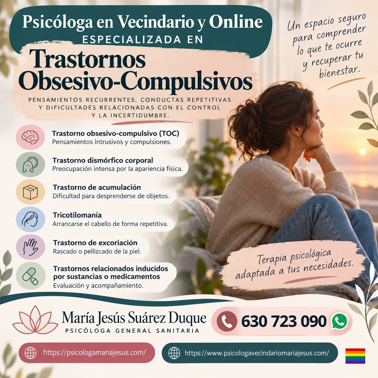 Psicóloga en Vecindario y online especializada en Tricotilomanía