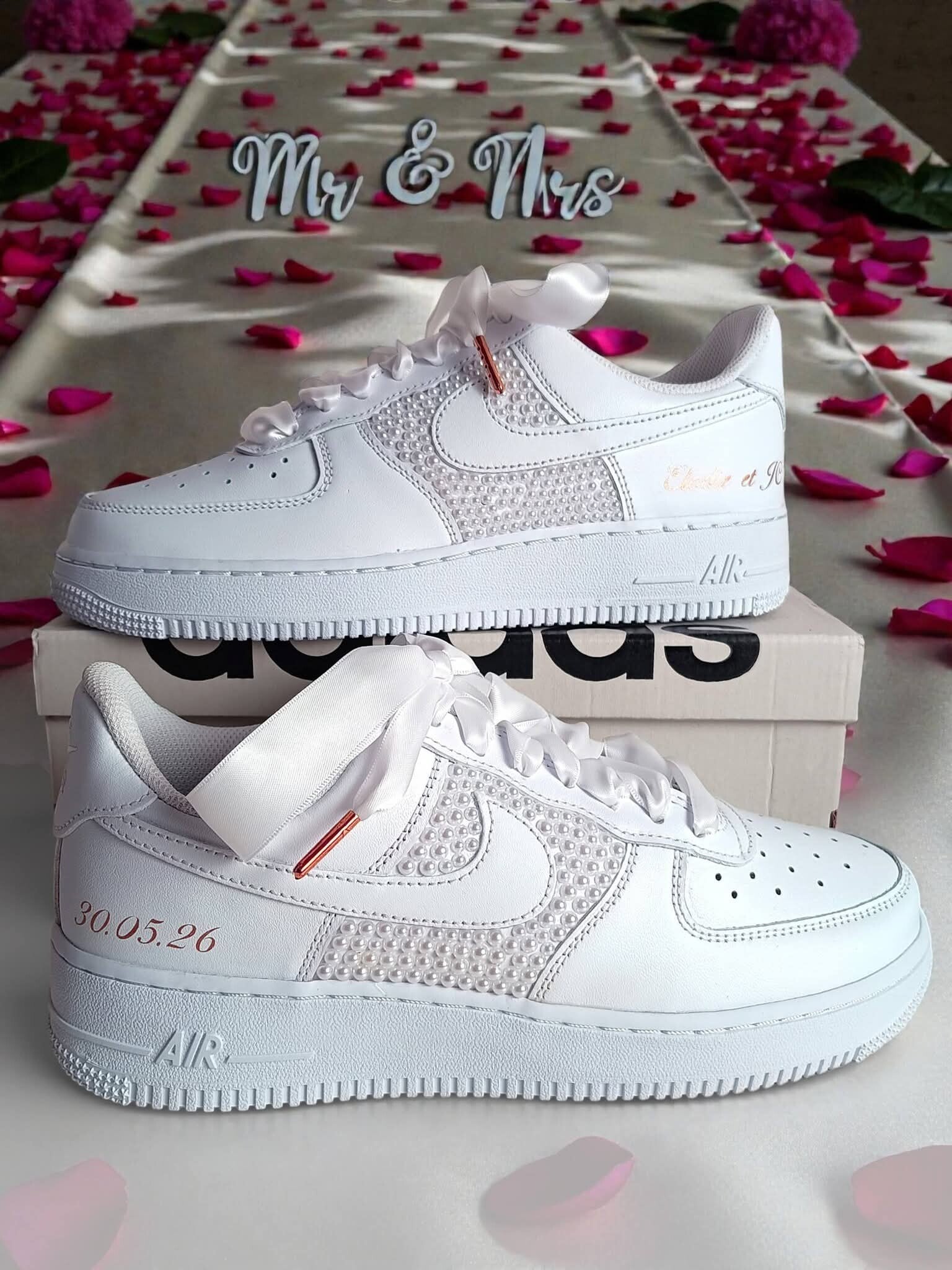 Air Force 1 mariage perles