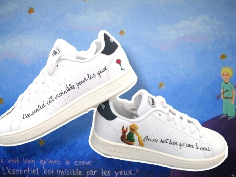 Baskets Adidas Stan smith advantage  Petit Prince