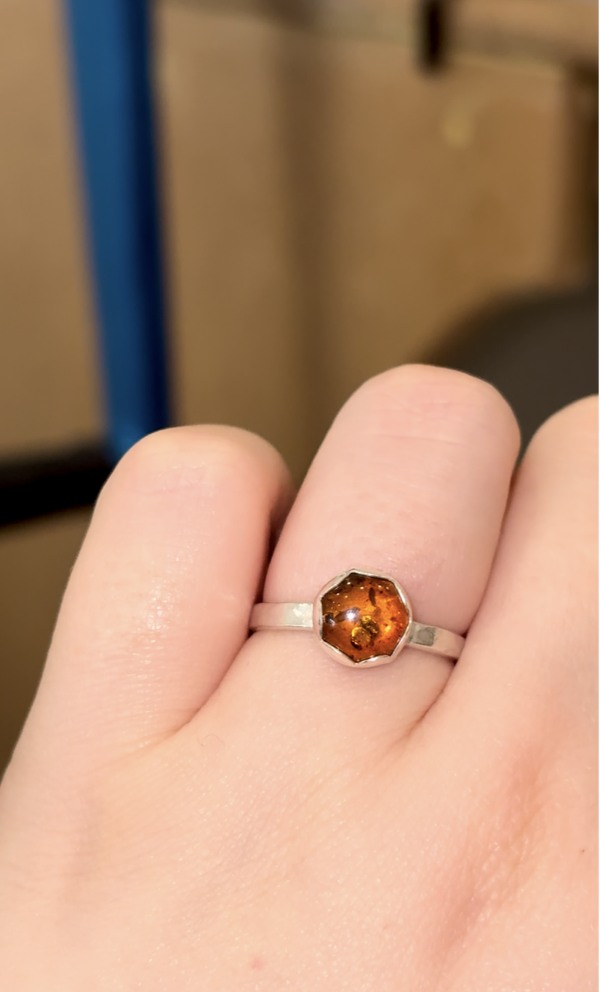 Amber blossom ring✨🔥