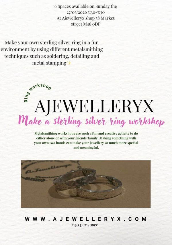 Ring Making workshop!!✨