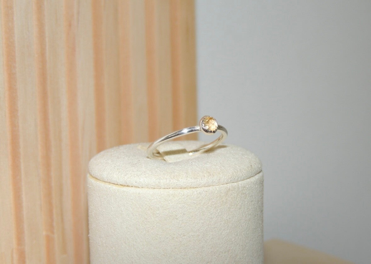 Citrine silver ring✨☀️🫶🏻