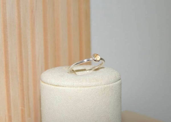 Citrine silver ring✨☀️🫶🏻