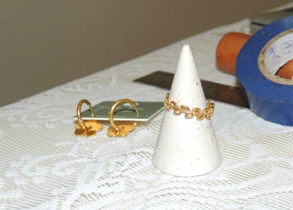 Adjustable gold leaf ring🍂