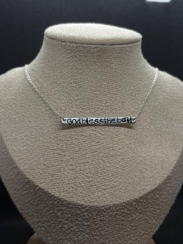 God bless the band Necklace🎶