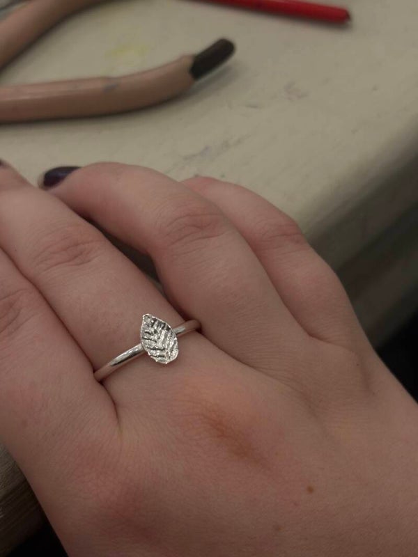 Autumn leaf ring🍂