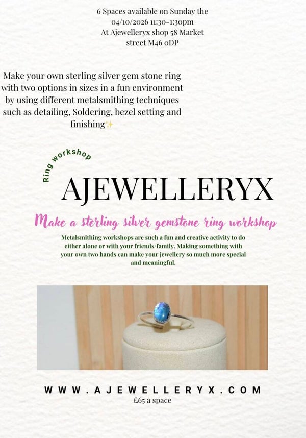 Gemstone ring workshop - 04/10/2026