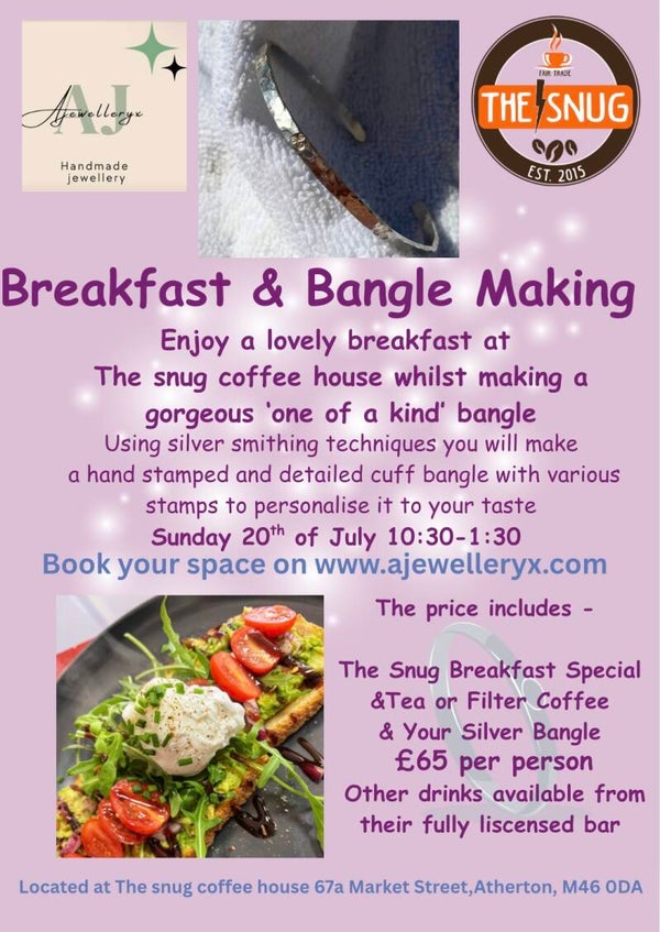 Breakfast and Bangle Making at The Snug✨