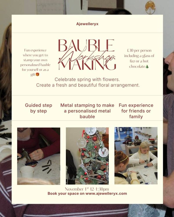 Bauble making workshop✨🎄