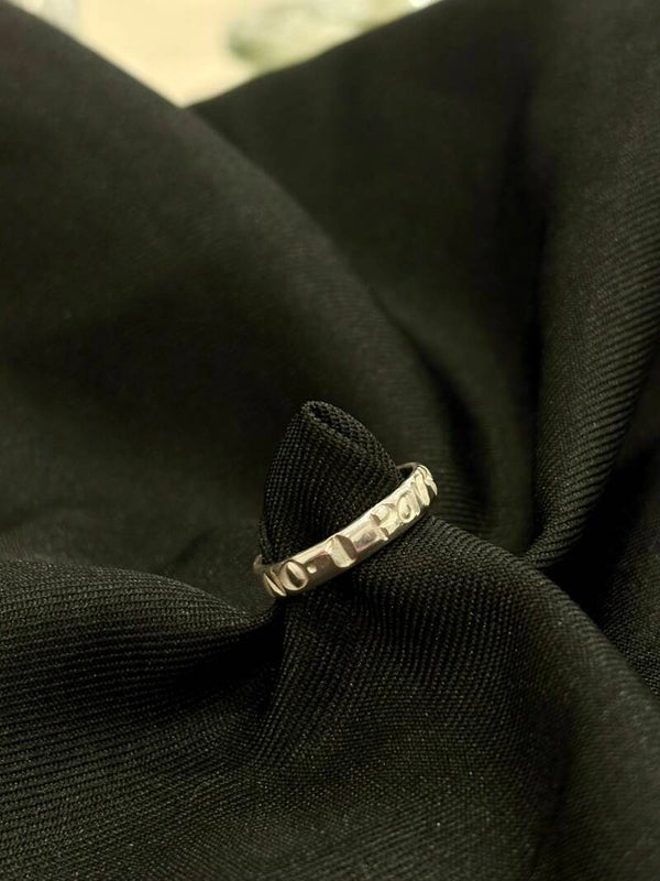 AM theme silver ring🎶