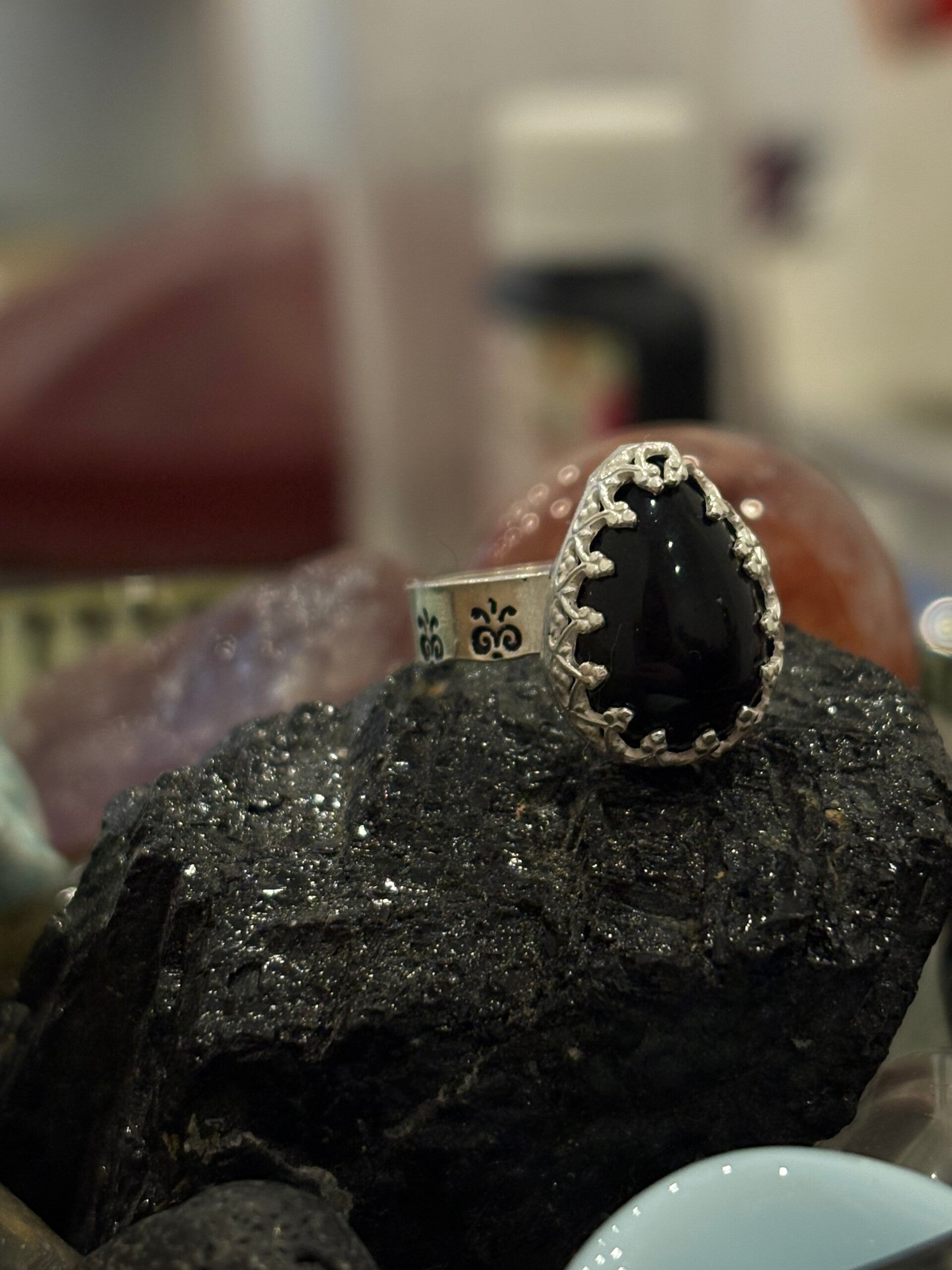 Black onyx ring✨🖤