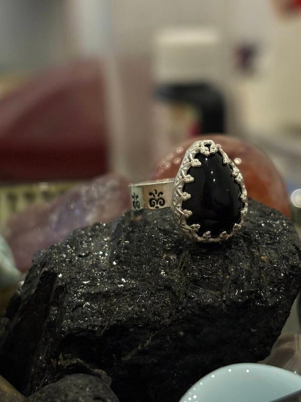 Black onyx ring✨🖤