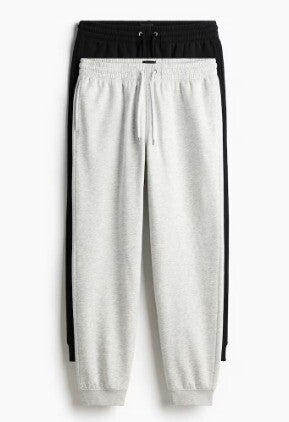 PANTS NEGRO/GRIS H&M
