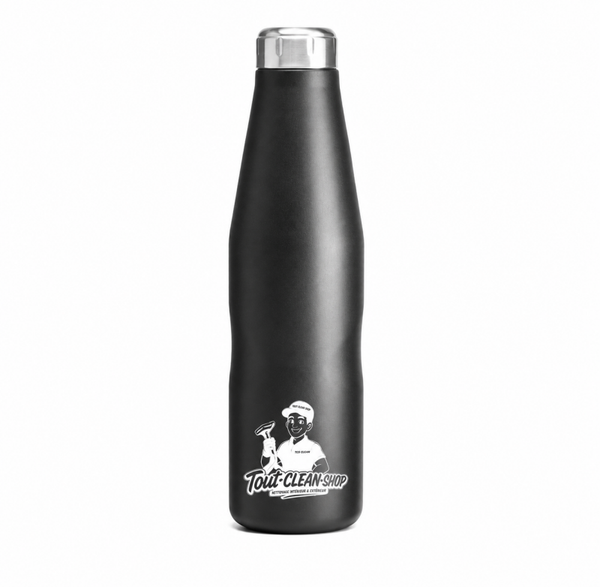 Gourde Isotherme Noire Tout-Clean-Shop – 750 ml