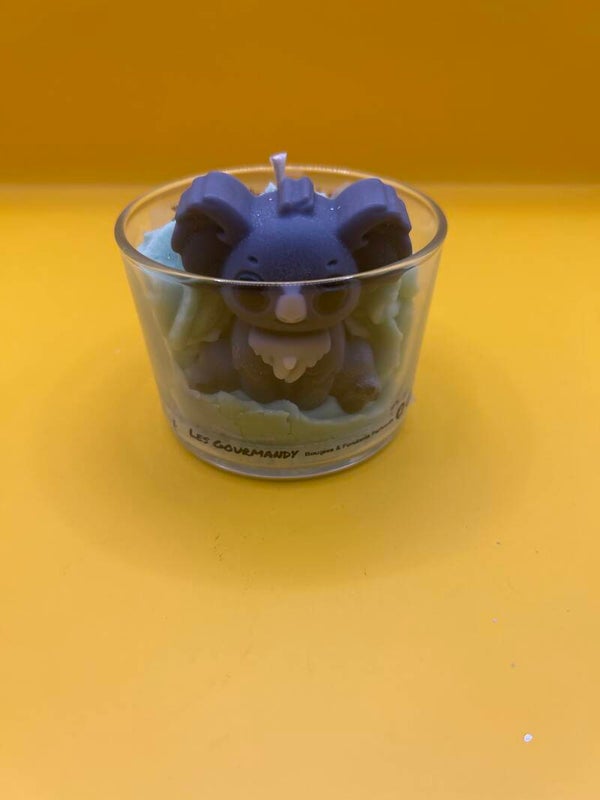 Bougie koala parfum amour amor .