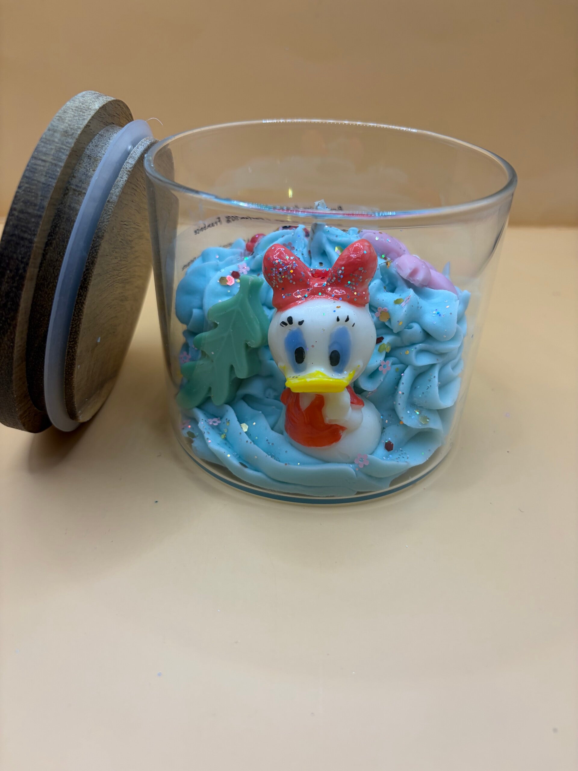 Bougie bocal parfum framboise