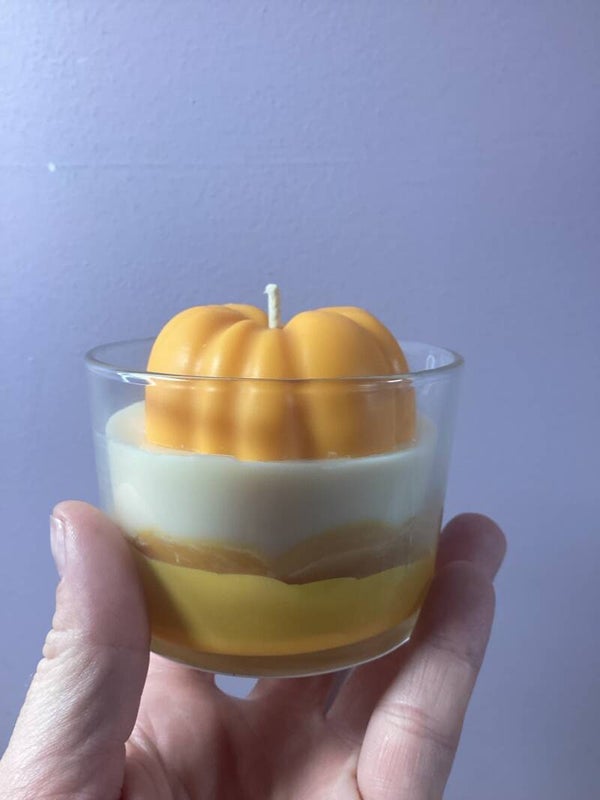 Bougie citrouille