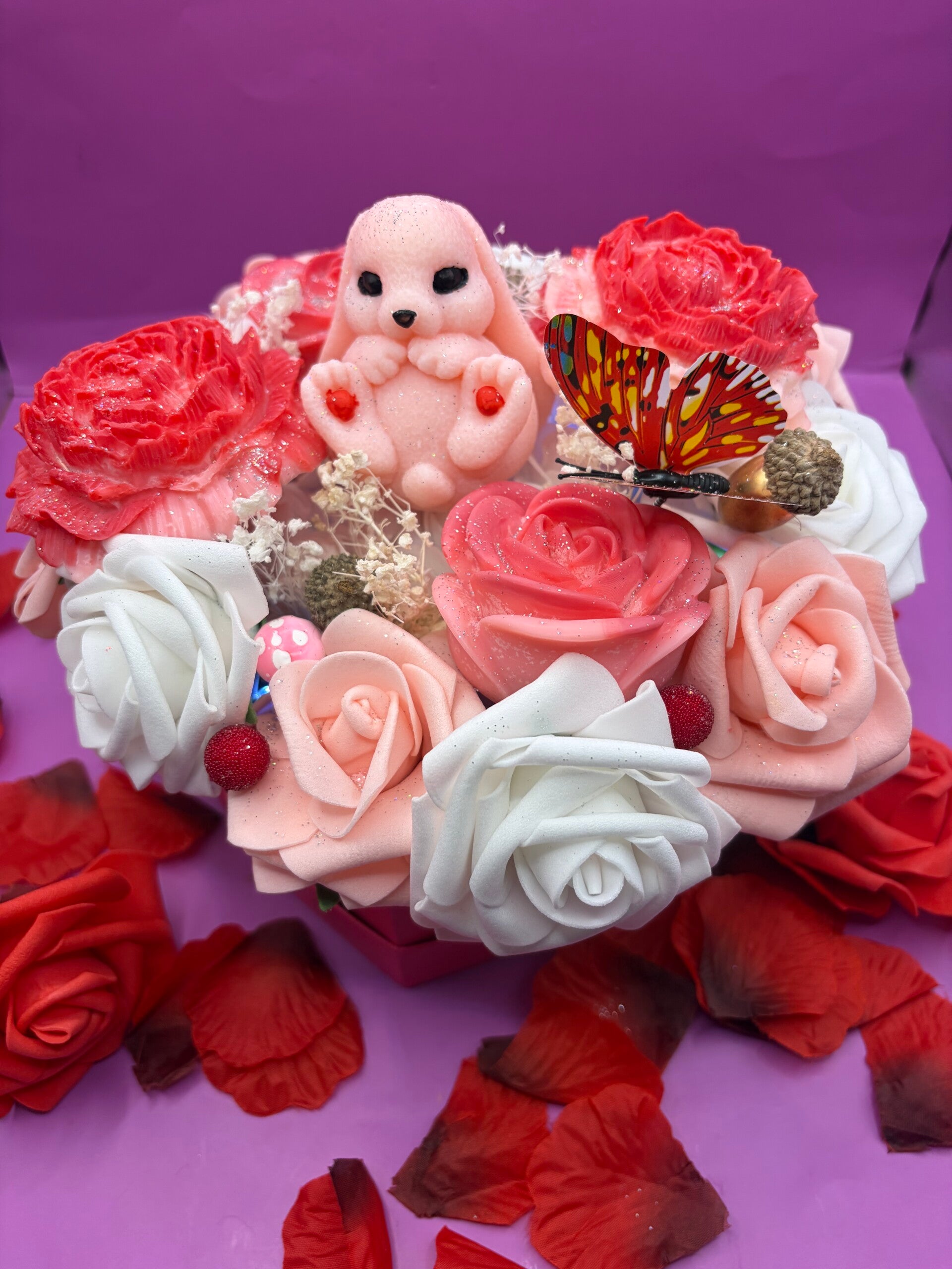 Bouquet lapine amor amor