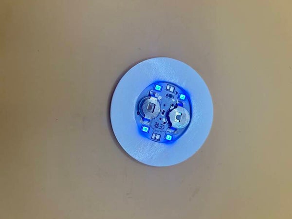 Lumière bleu.