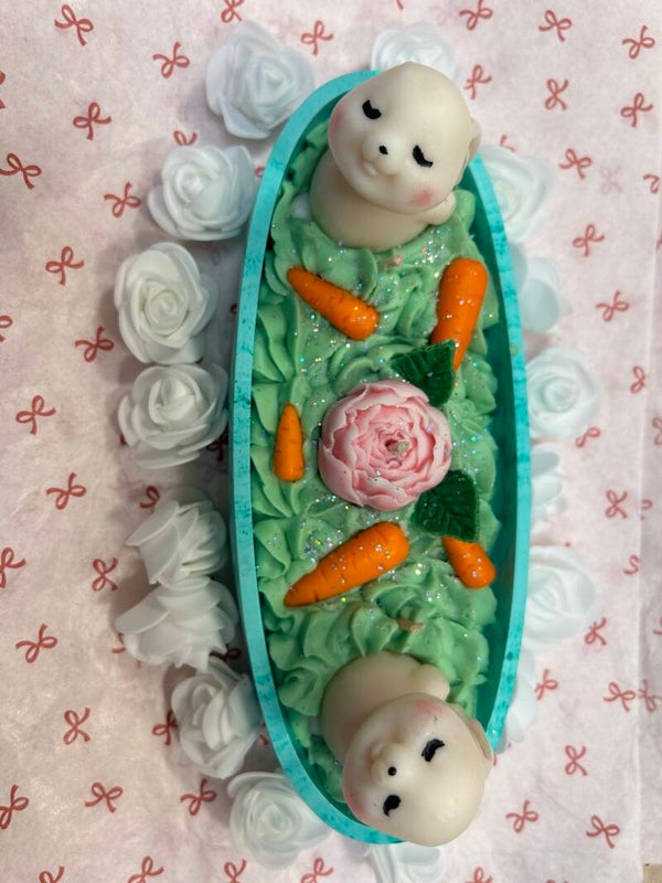 Bougie lapin parfum crème nini 🥰