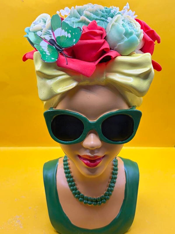 Bouquet femme buste .