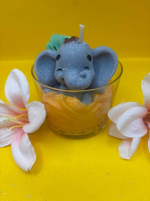 Bougie éléphant garçon