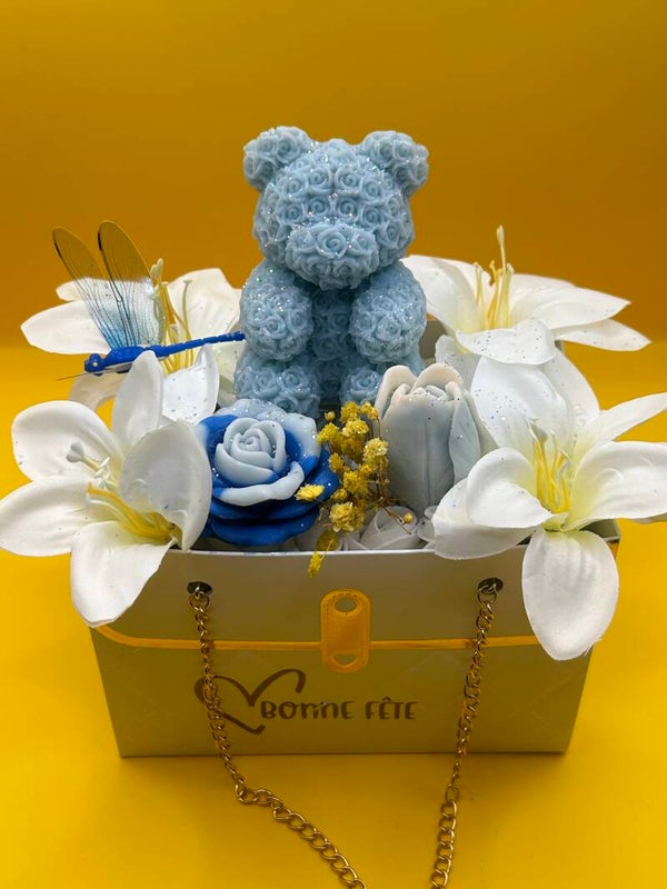 Bouquet fondants parfum fleur de coton .