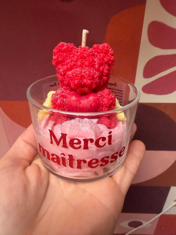 Bougie merci maîtresse