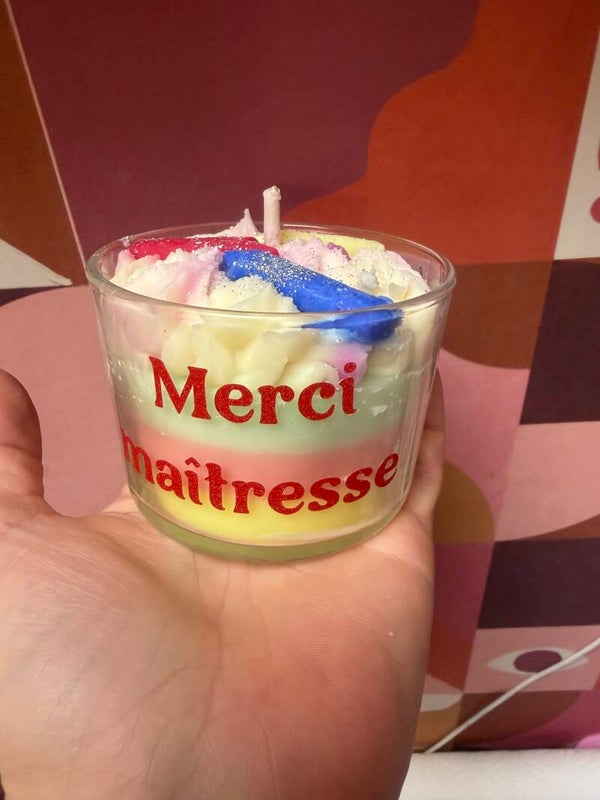 Bougie merci maîtresse