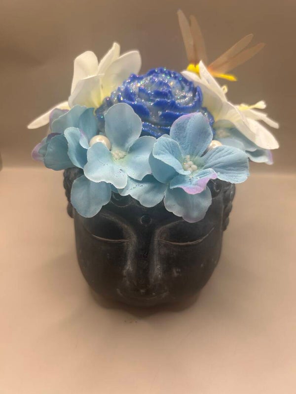 Bouquet bouddha gris .