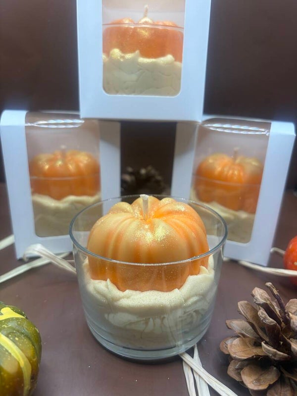 Bougie citrouille