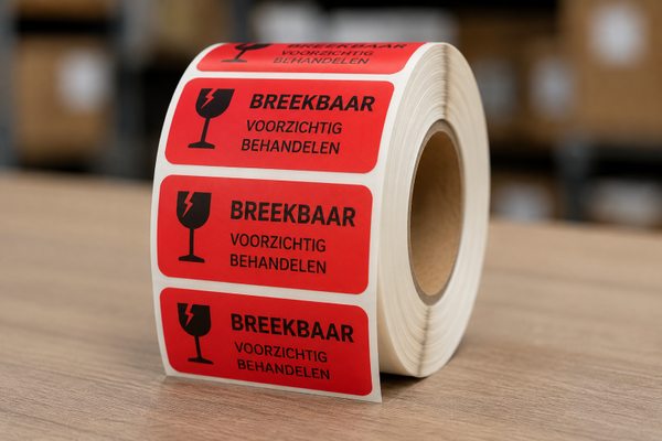 Bedrukt Label 57x32mm