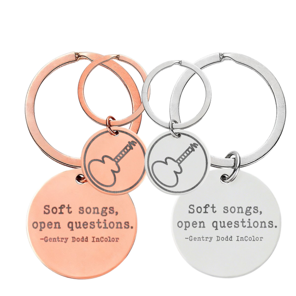 LIMITED EDITION "Soft Songs" Signature Keychain
