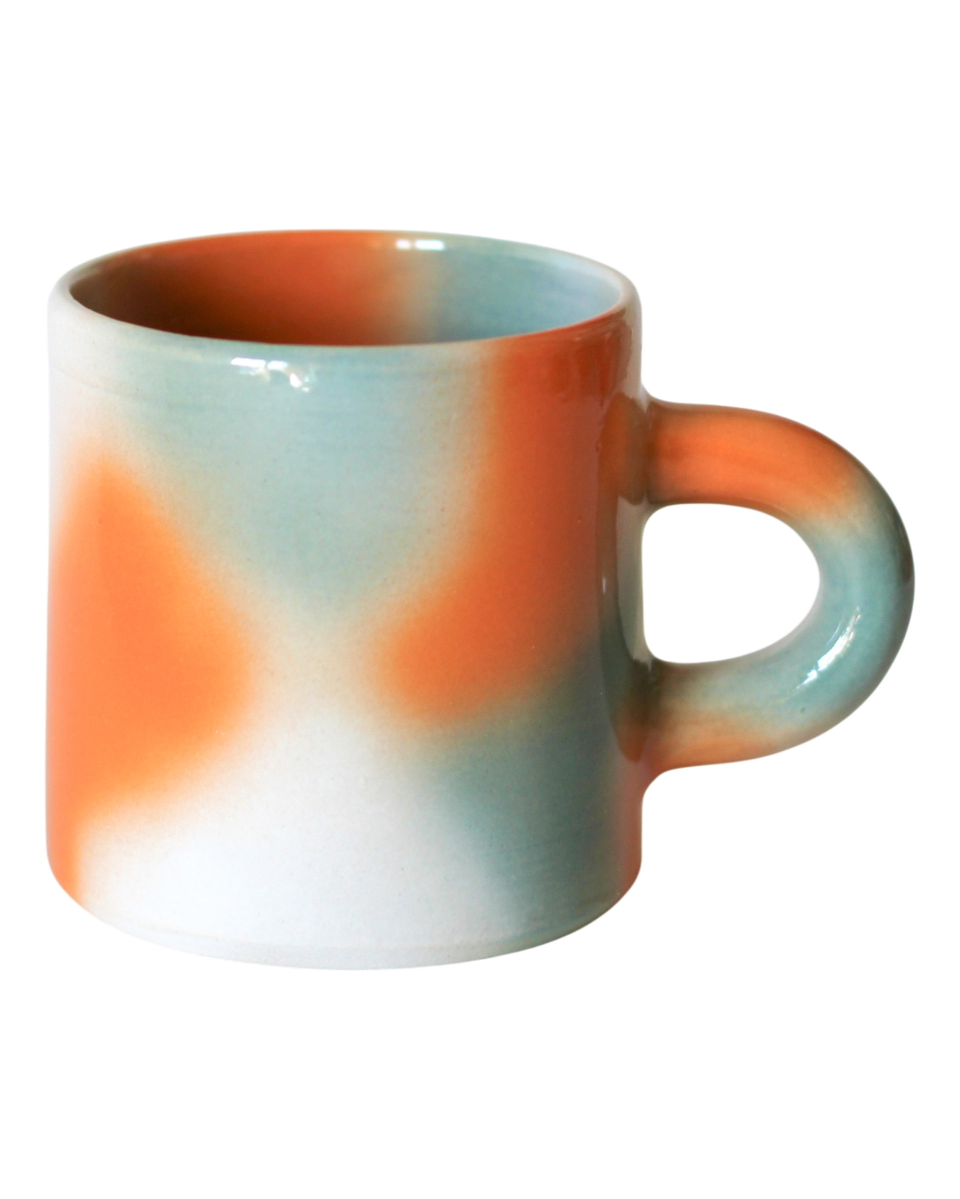 everyday mug orange/white/teal