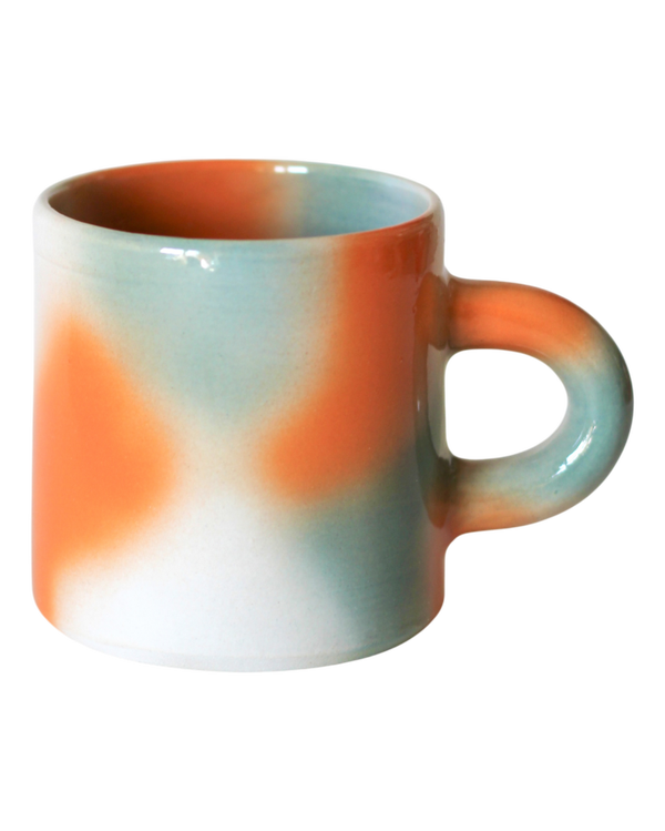 everyday mug orange/white/teal