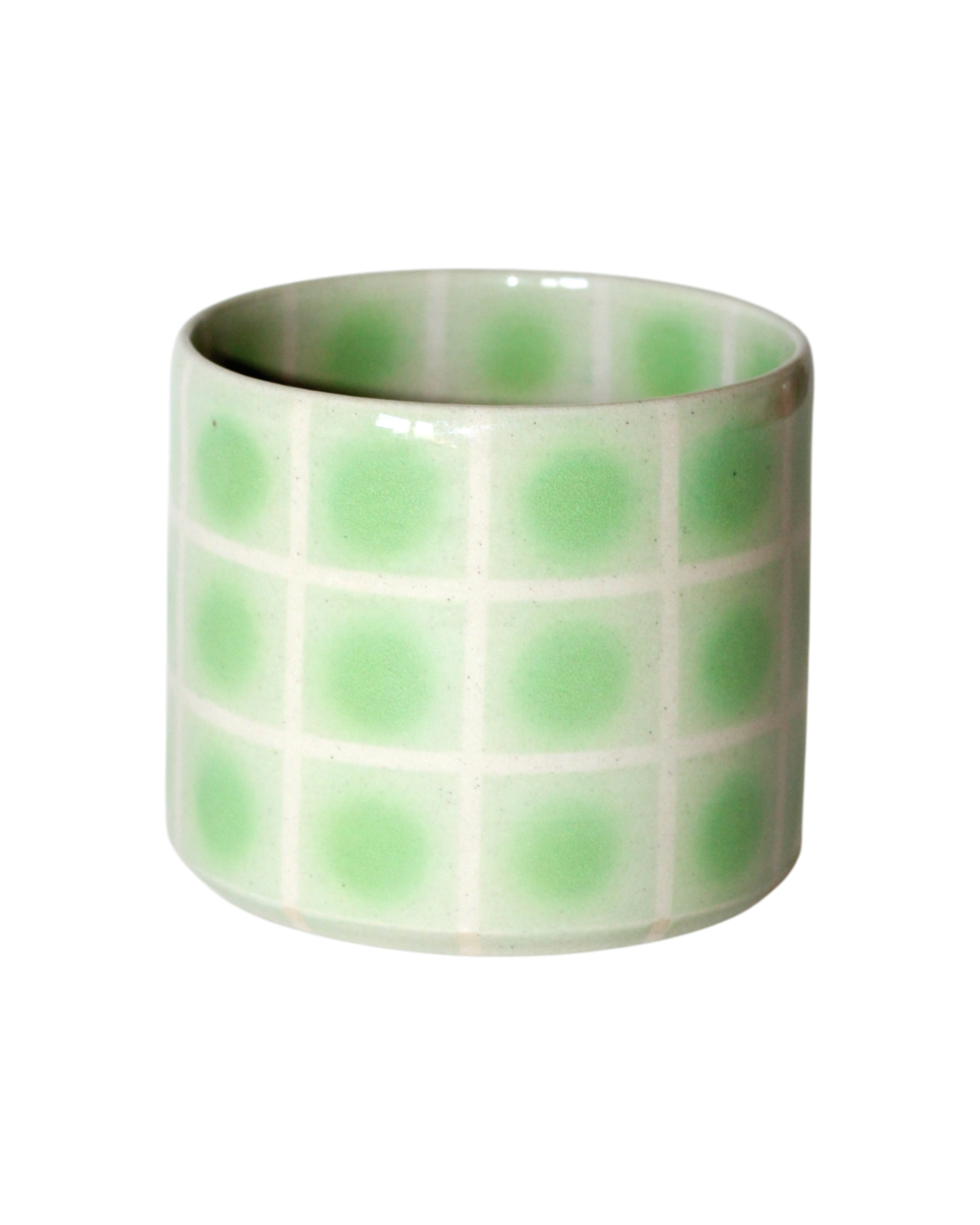 polka cup green