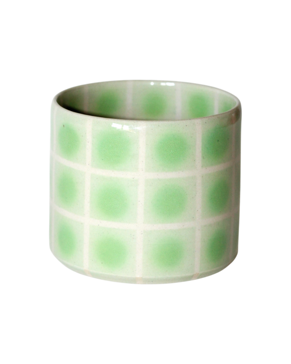 polka cup green