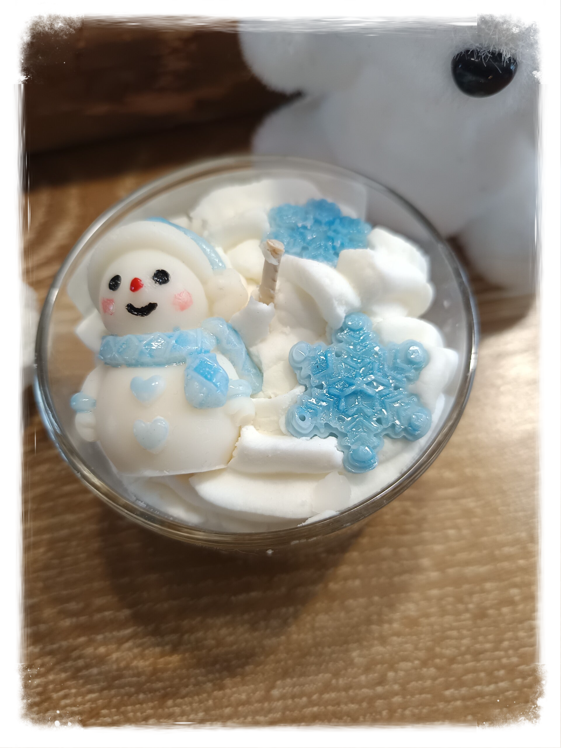 Bonhomme de neige senteur "Linge propre"