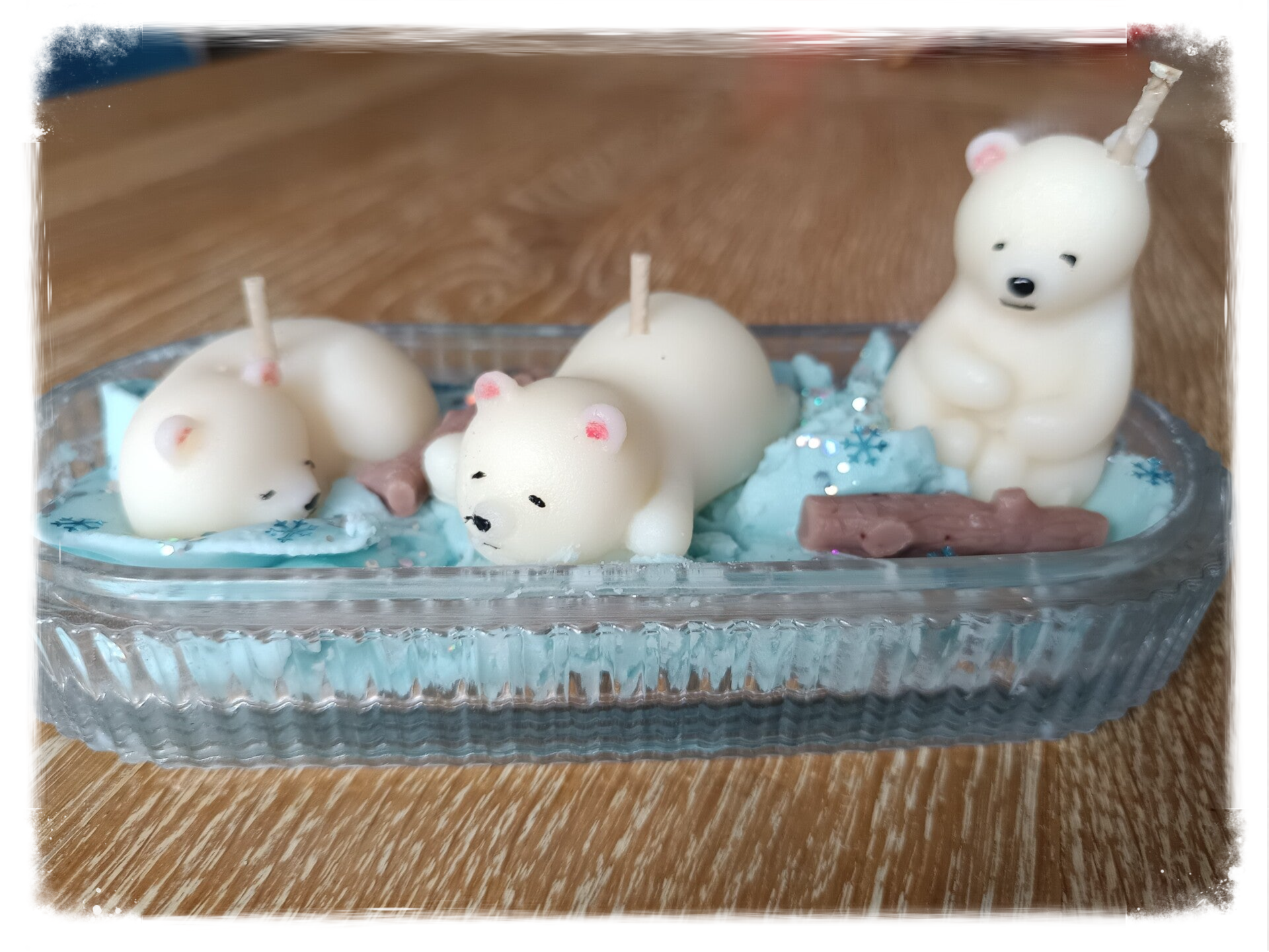 Oursons sur la banquise senteur "Sucre d'orge"