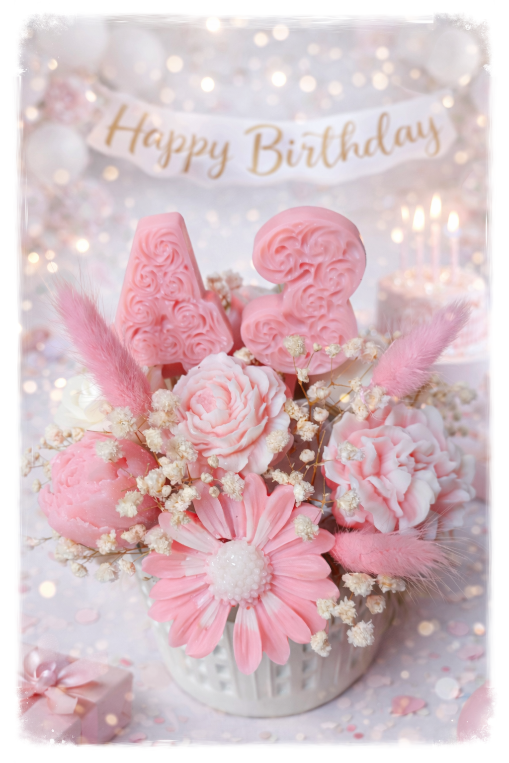 Bouquet d'anniversaire personnalisable