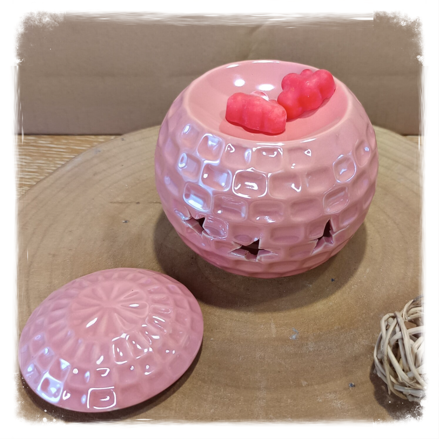 Brûleur Boule rose