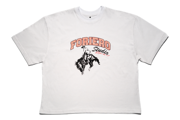 "Rodeo del sol" White tee