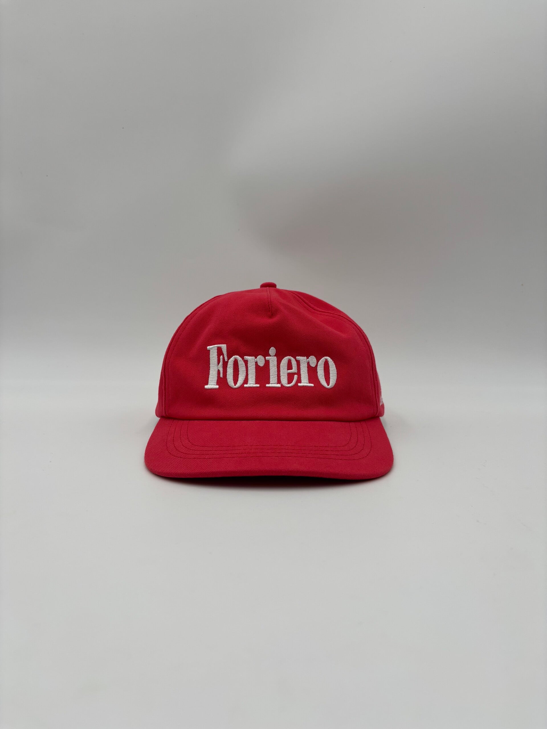 "THE SUN" hat red Foriero