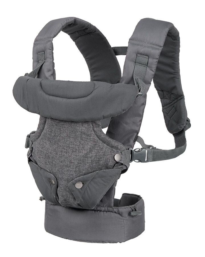 Infantino Flip 4 in 1 Babydraagzak grijs