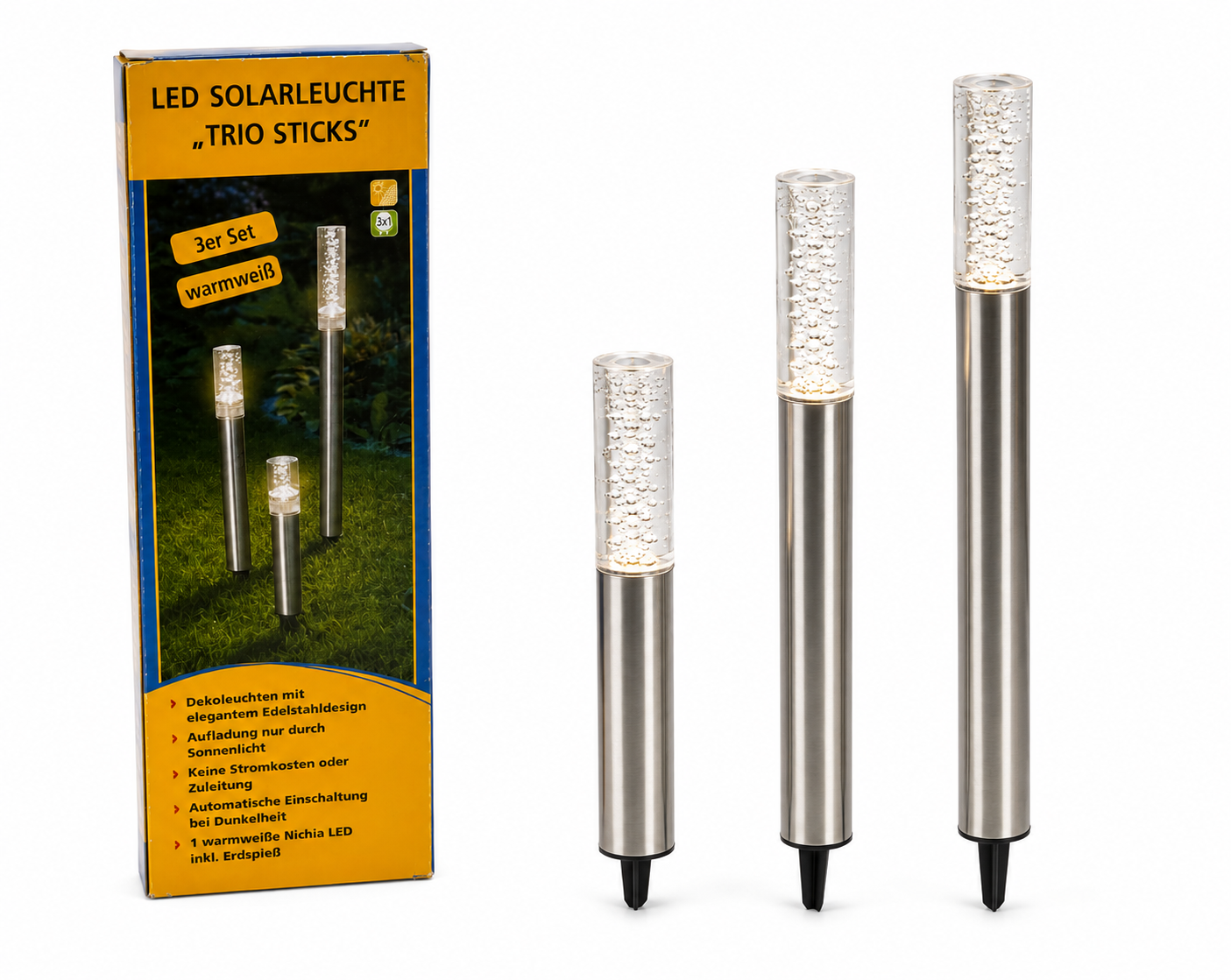 Sunny Trend Solar Trio Sticks 3 stuks