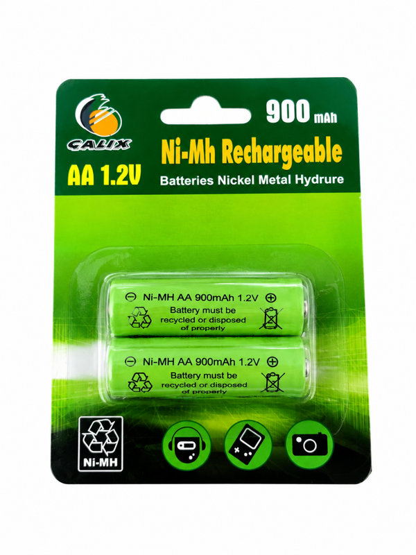 GALIX AA Oplaadbare Batterijen 900 mAh