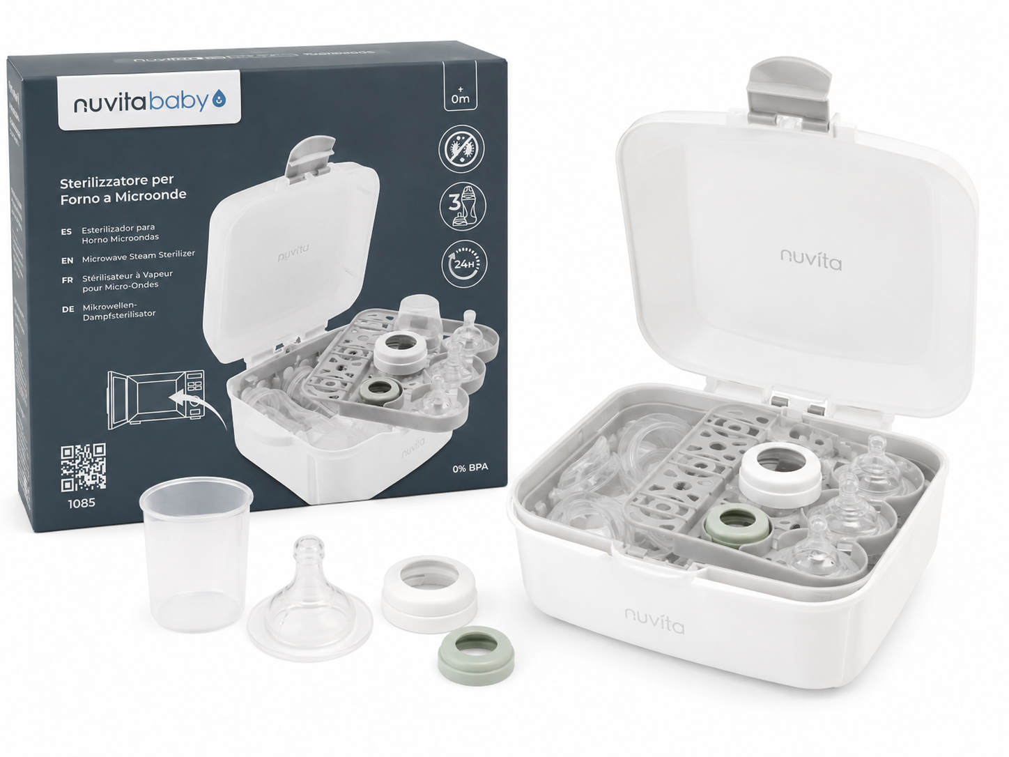 Nuvita 1085 Stericompact magnetronsterilisator.