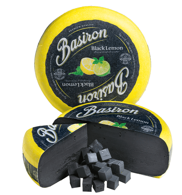 BARISON Black lemon kaas,  Exclusief bij KAASPOINT 0,50 vacumeren extra per stuk kaas