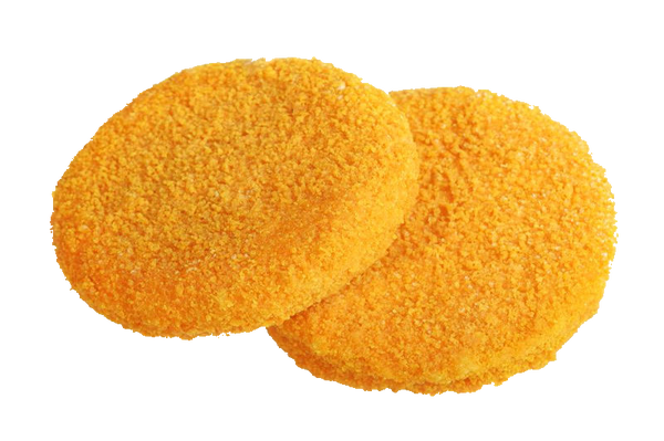 Krokante kipburger-110 gram per stuk-5 stuks voor  €5,00 -Bevroren en gevacumeerd