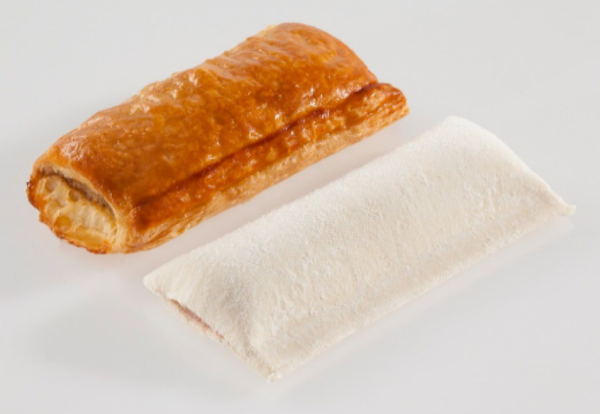 Saucijzenbroodjes ,  2 stuks THUIS afbakken na ontdooien  210°C  ca. 25-30 min.